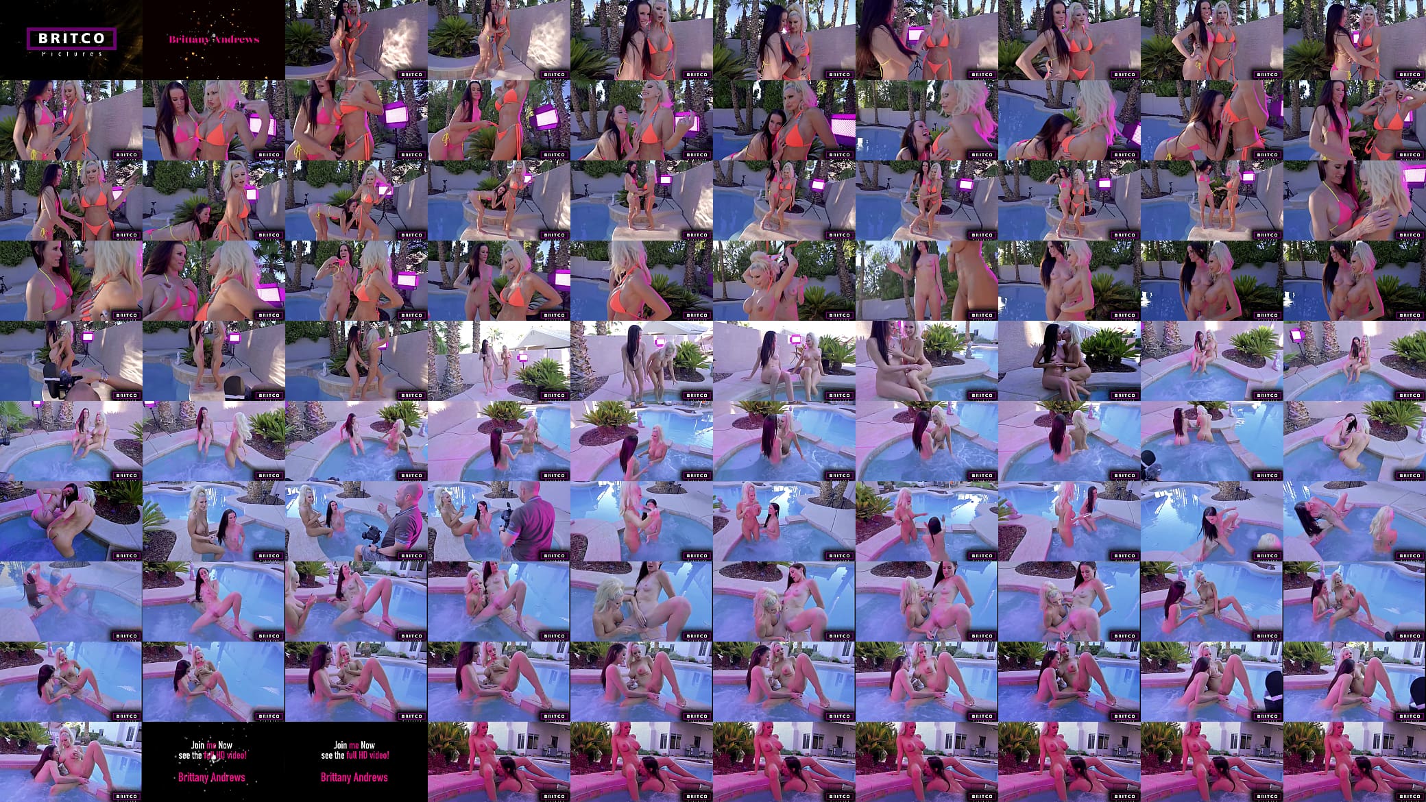 Busty BFFs Brittany Andrews And Sofie Marie Tongue Fuck Each Other! 预览图
