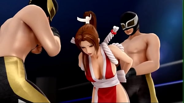 kimono wrestler 3p on stage
