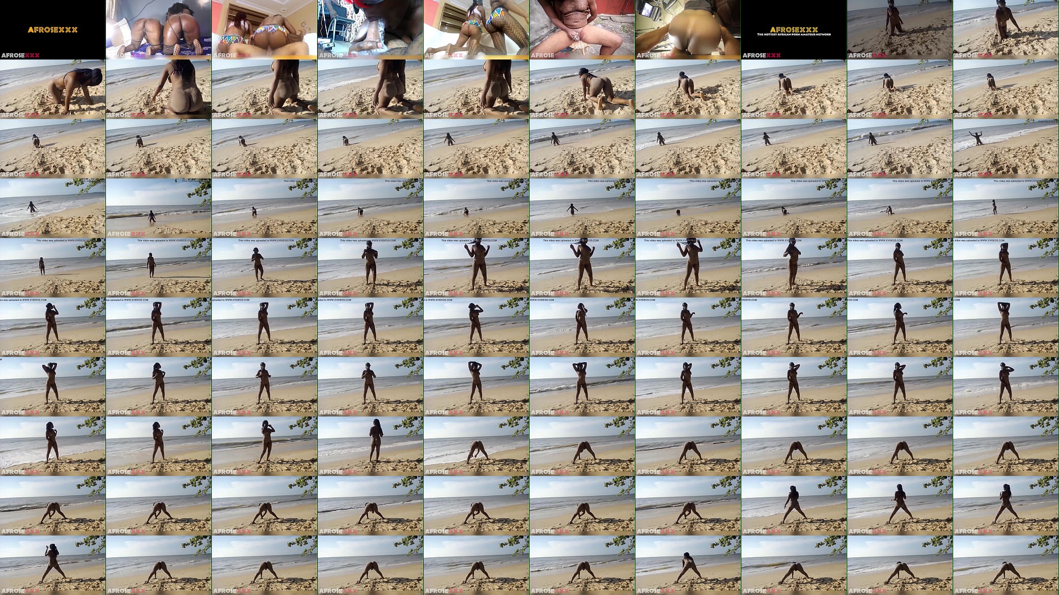 Elvieslutty showing her naked ass at the beach 预览图