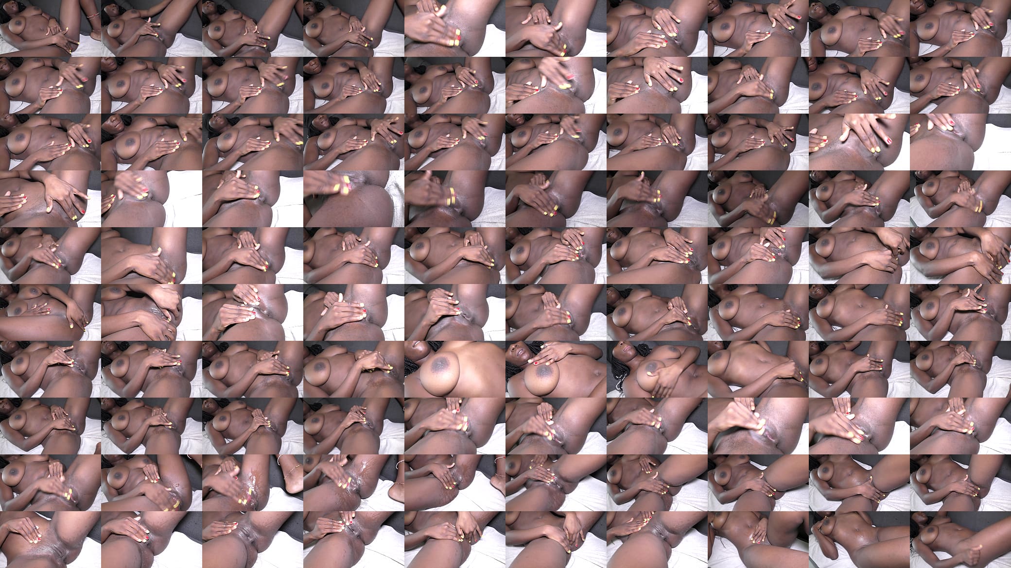 Ebony solo masturbation and squirting orgasm 预览图