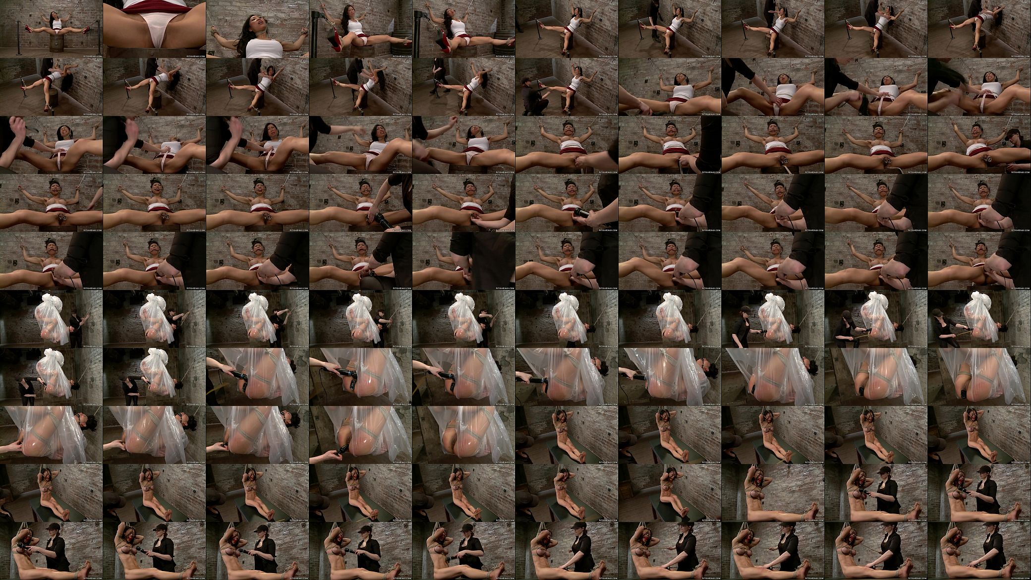 Asian slut bound in b. and caned 预览图