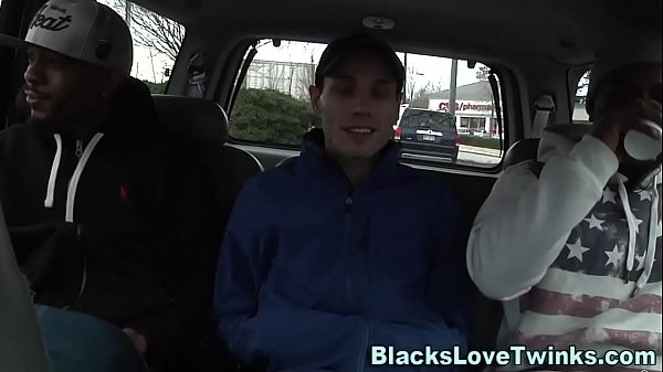 Twinks ass gets blacked while he sucks