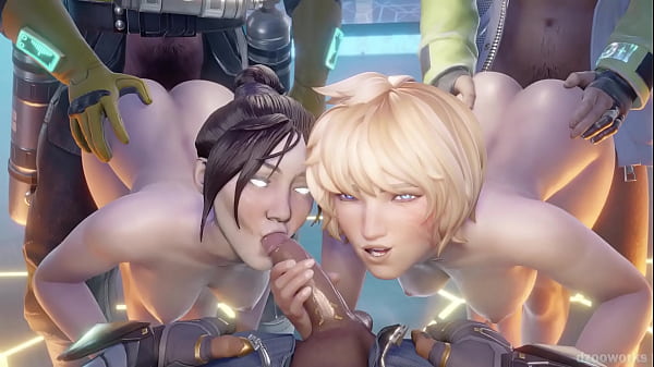 Apex Legends Porn Wattson y Wraith