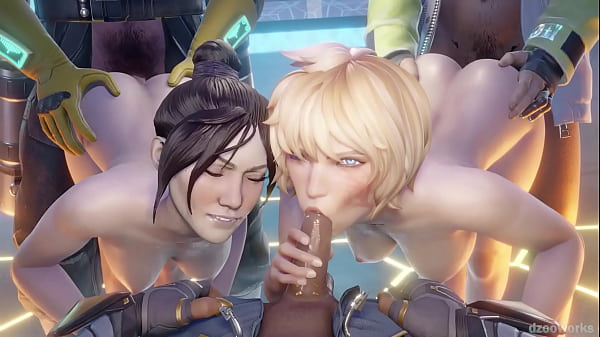 Apex Legends Porn Wattson y Wraith