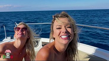 Shalina Devine Candee Licious Boat Threesome Creampie Swallow