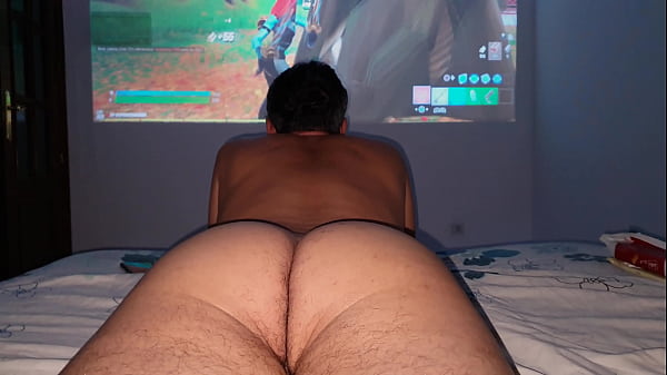 Getting My Big Booty Spanked Whilst I Play Video Games