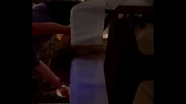 Masseuse takes advantage of blonde. Hidden camera.