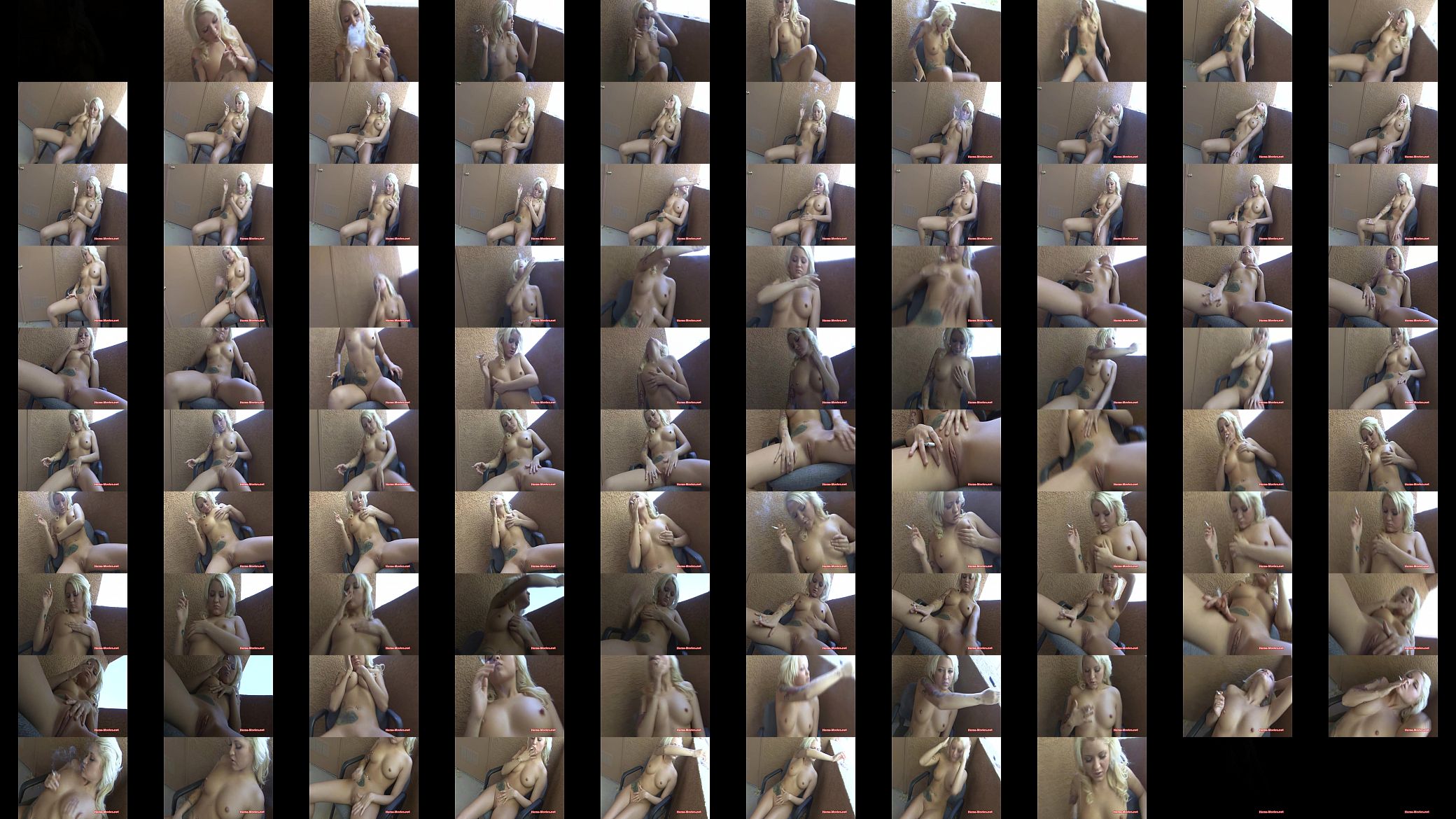 Blonde Hottie Smokes 预览图