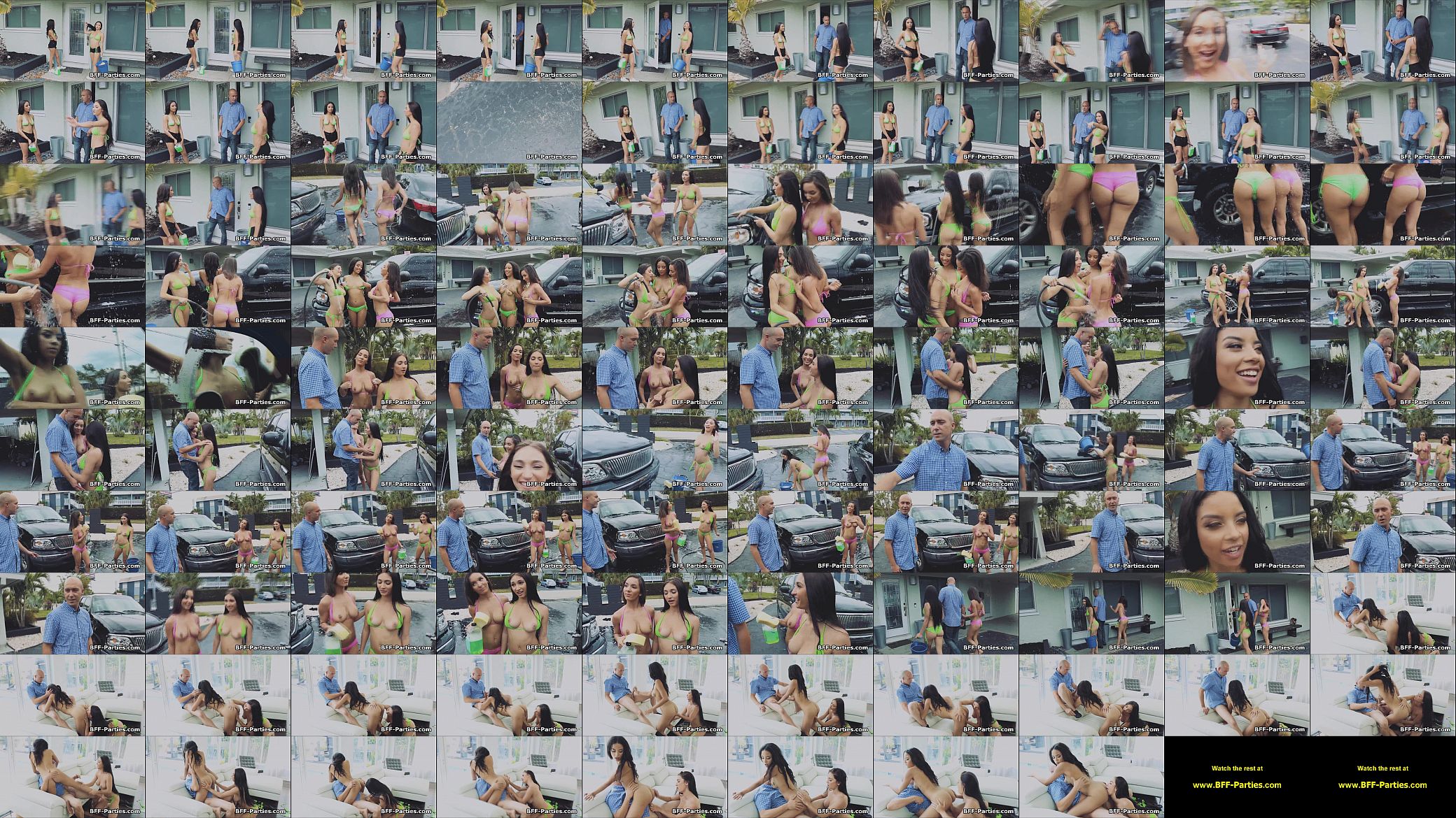 Threeway bikini bigtit carwash fuck 预览图