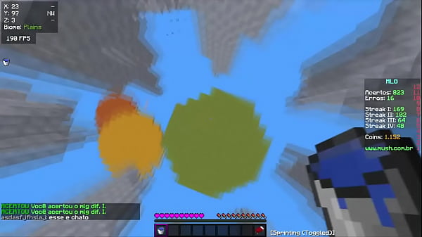 ficando molhadinho ao som de rap do minecraft