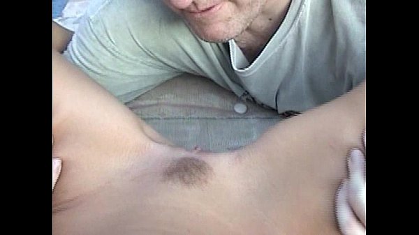 Blonde Sucks cock outdoors