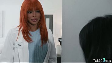 Ebony tranny doctor Lola Morena banging a petite asian MILFs ass bareback