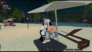 Roblox Cheating wife fucked on the beach while husband isnt looking