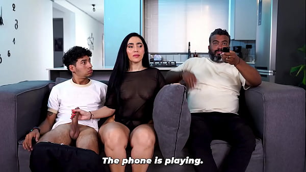 Download Video - Cuckold husband&excl; - Stepmom fucks her stepson behind his back