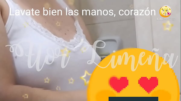 Washing my hands ...
