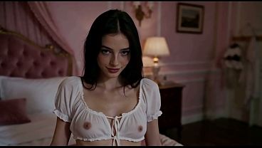 Beautiful 18-year-old girl gets fucked in her princess bedroom by her stepfather - Spanish porn - AI PORN