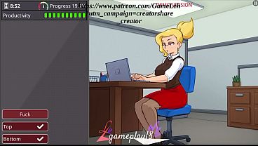 Barely Working: Working and satisfying my colleagues' desires (18  gameplay, heterosexual route)