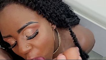 Jr Doidera fucked the black BBW's ass and pussy raw while her cuckold boyfriend watched everything.