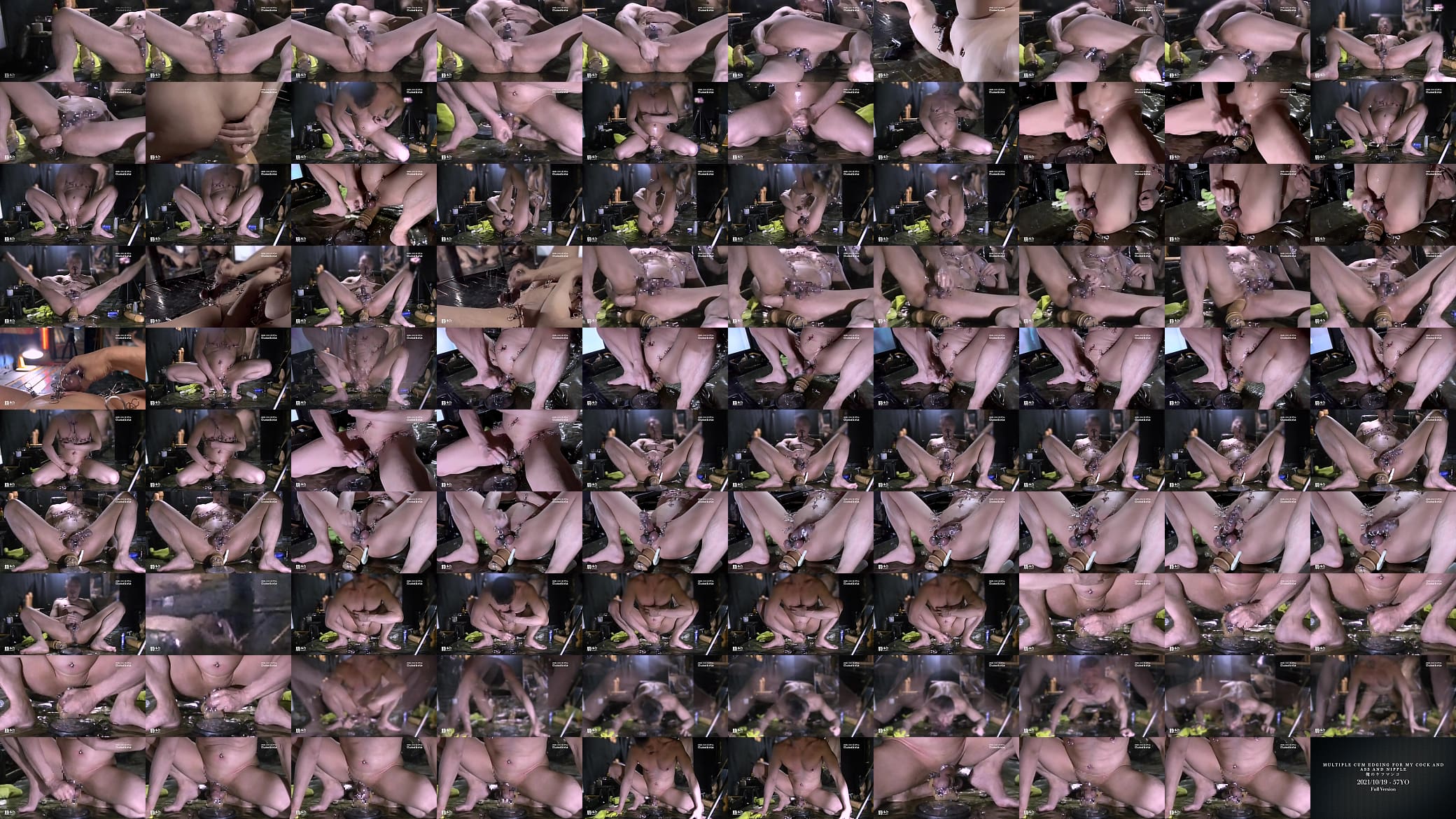 MULTIPLE CUM EDGING FOR MY COCK AND ASS AND NIPPLE 211019 - 57YO  CUMSHOTS BY GO KATSUMOTO 预览图