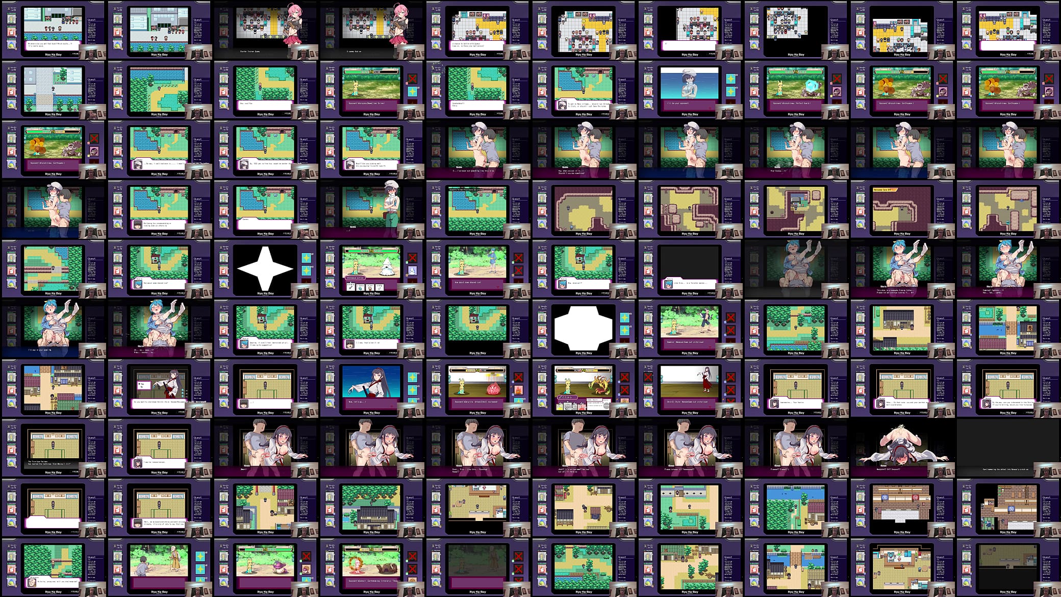 Outdoor Sex with Kanako - My Mysterious Rule Part 13 [Pokemon Parody Hentai Game] 预览图