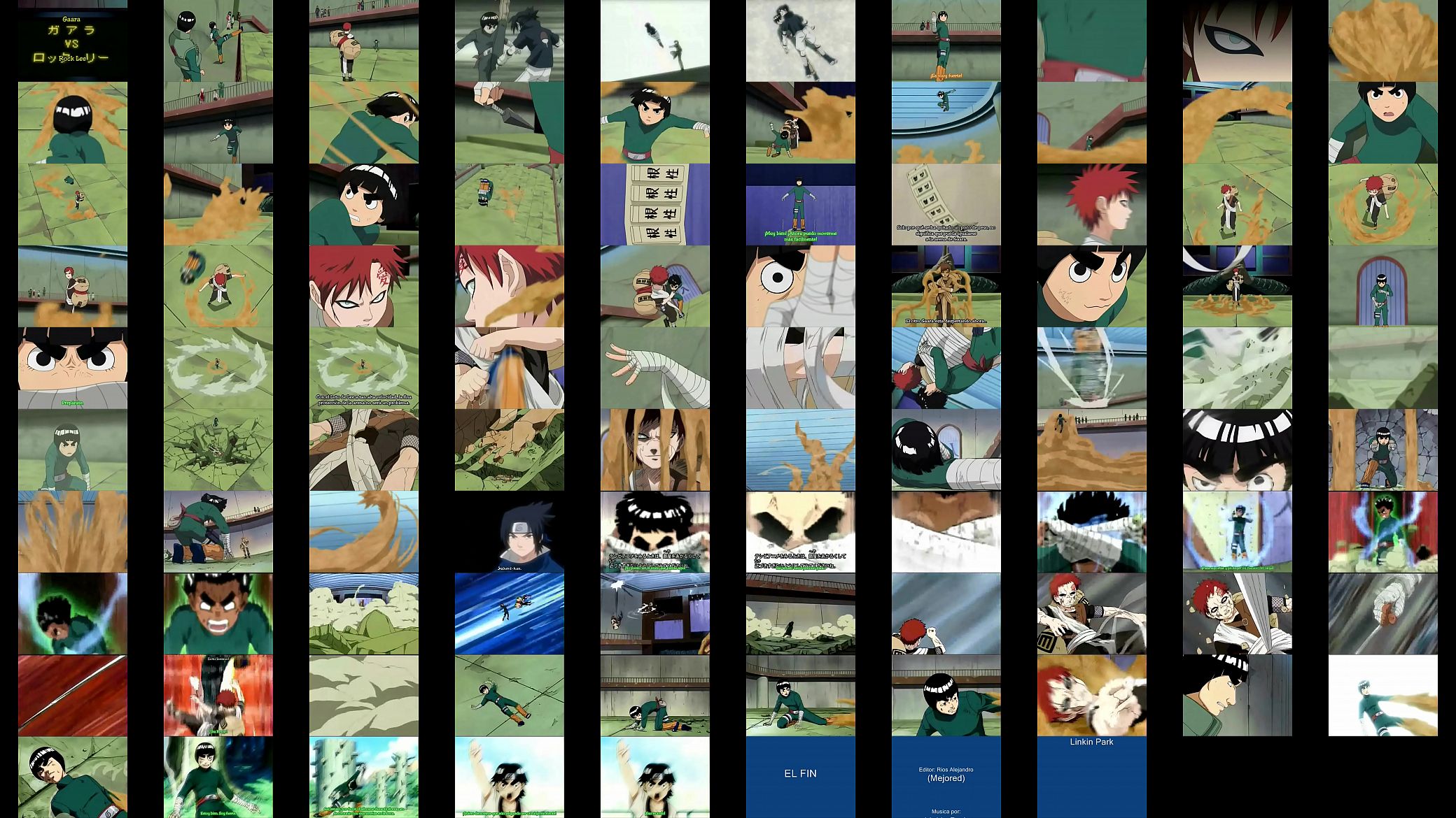 Rock lee VS gara gostoso ao som de link park 预览图