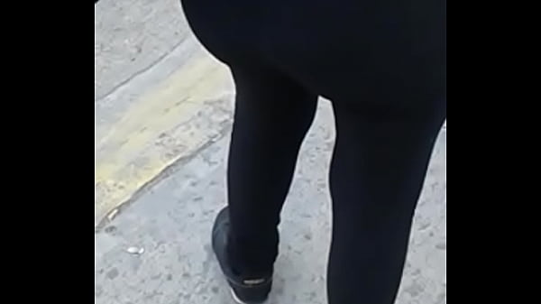 Ass at the bus stop