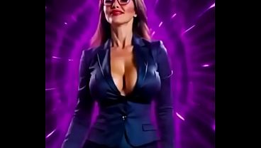 Cute brunette dance (Ai animation)