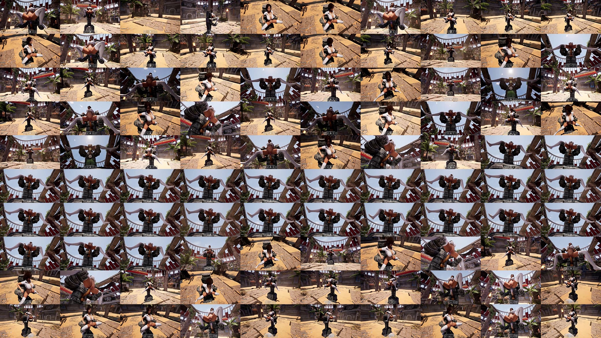 Lara Croft found an ancient totem in front of which she spread her legs and quickly came. 预览图