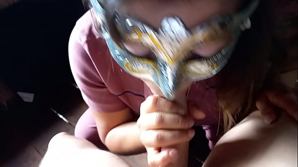 My stepmother left the house and I fulfilled her sexual fantasy by sucking my stepfather's cock hard.