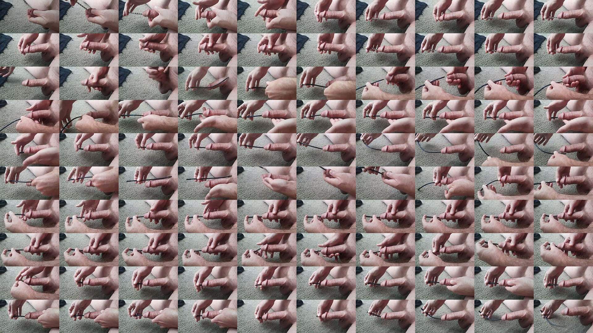 Insertion and Fucking My Urethra with 2 Different Sounding Rods 预览图