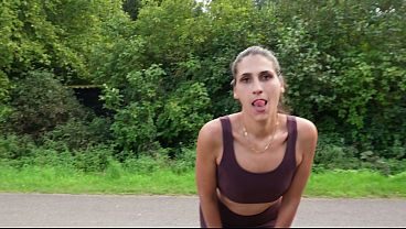 The Pakistani jogger wanted to do it secretly behind the hay bales.
