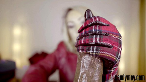 Candy May - Strokes BBC with leather gloves
