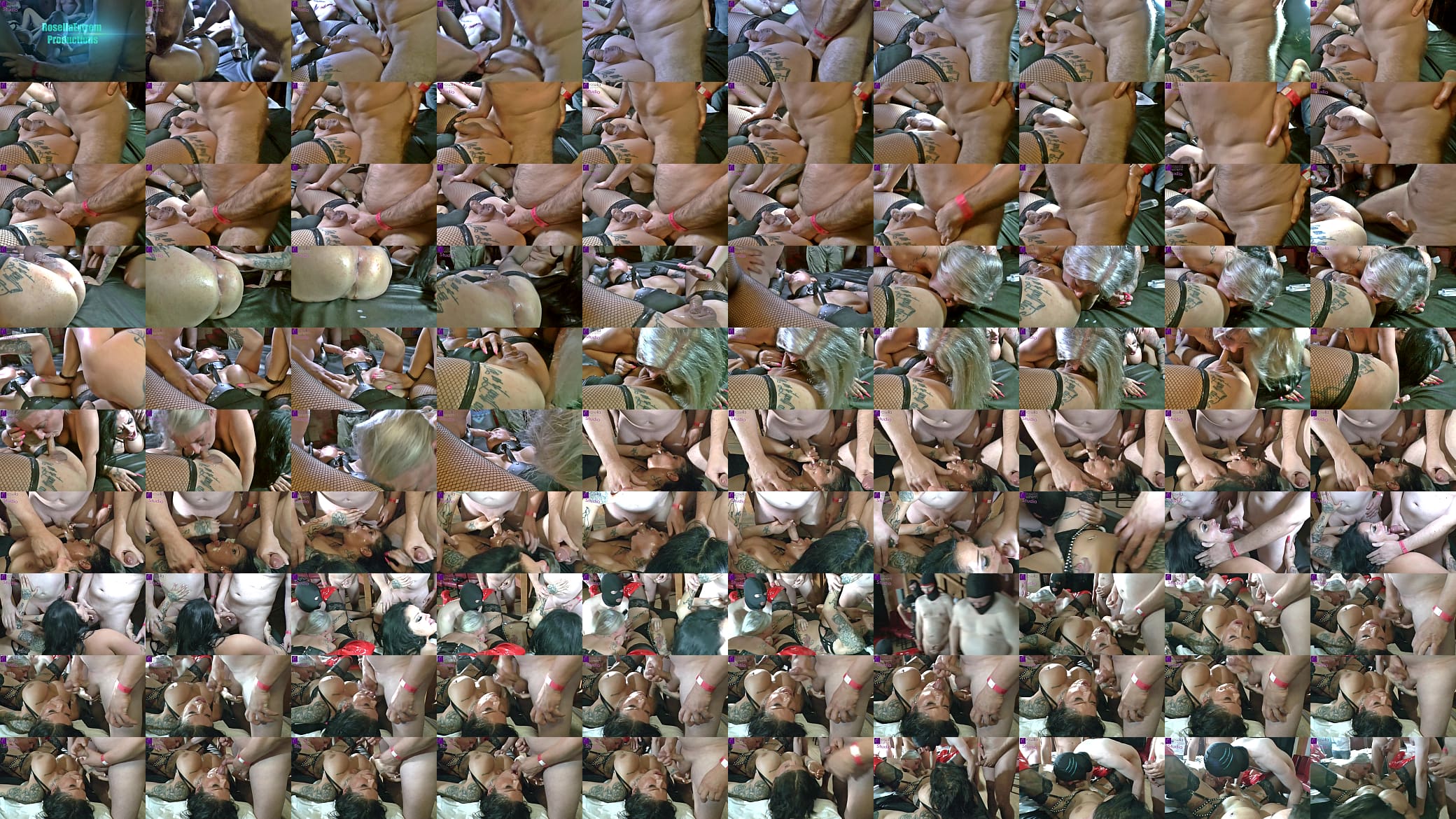 First Bareback - Gangbang for a hot shemale! Part 3 预览图