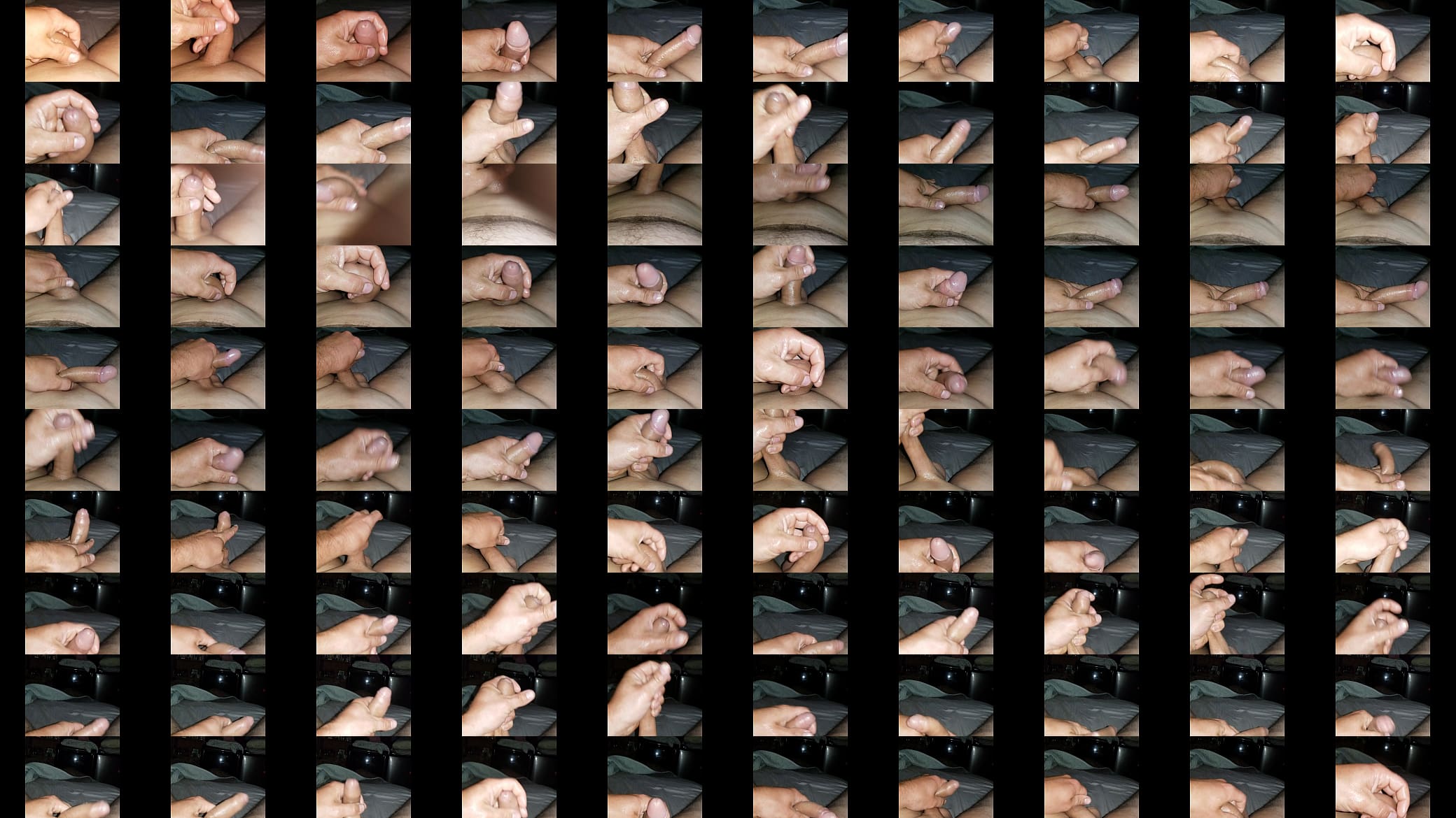 Stroking my uncut cock 预览图
