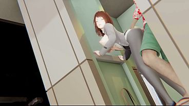 My Hero Academia Hentai - Uraraka having sex in a public toilet - Japanese Asian Manga Anime Cartoon Game Porn Video Animation