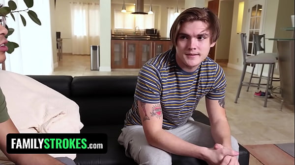 Download Video - Naughty StepSister Maria Anjel Take Turns Riding Her StepBrothers' Fat Cocks - FamilyStrokes