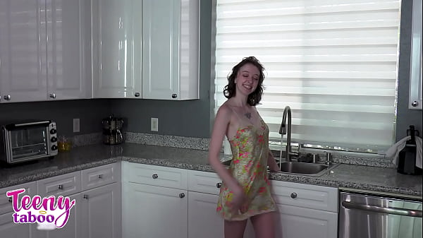 Counter Top Babysitter Sunny Daze Gets Her Hole Filled By The Boss