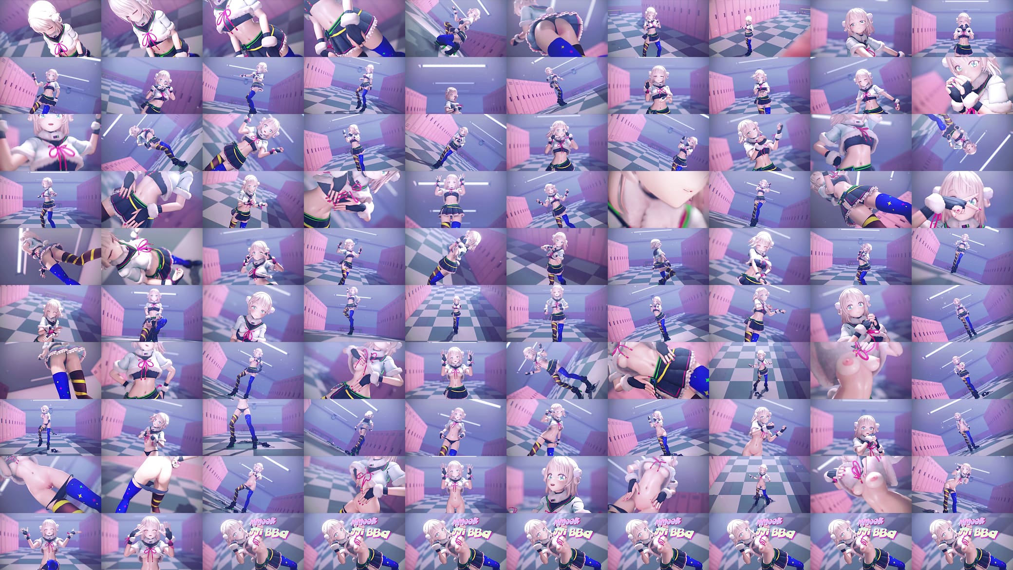 Shigure Ui Striptease Dance - Mookk Jji Ba MMD by Hisapi 预览图