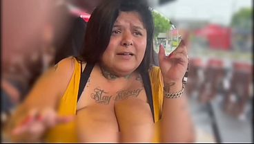 Controlled the BBW toy at the bar - Mary Jhuana FireGreen2