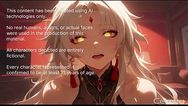As soon as Feixiao saw my huge cock, she got all wet and begged me to make her my sex slave.[AI]
