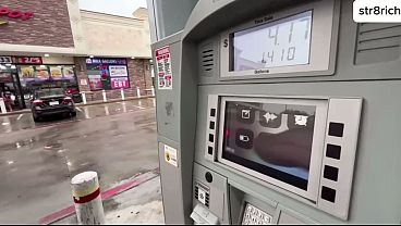 Str8rich picks hot ebony anal slut at the gas station teens love anal sex big black cock