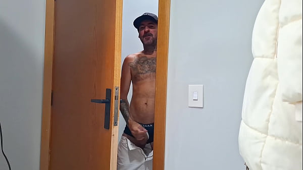 I caught my stepsister masturbating!