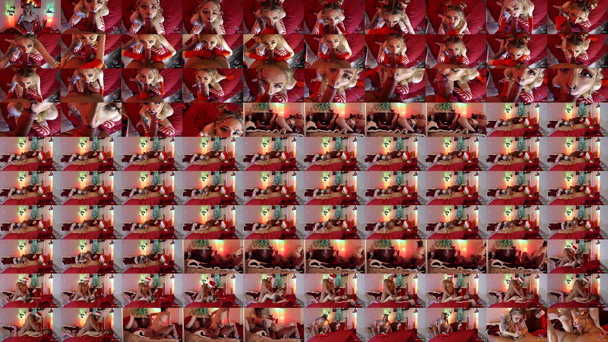 DADDY REVENGE FUCK | Cute 18yo Babe Reindeer Cosplay | Christmas Casting 预览图