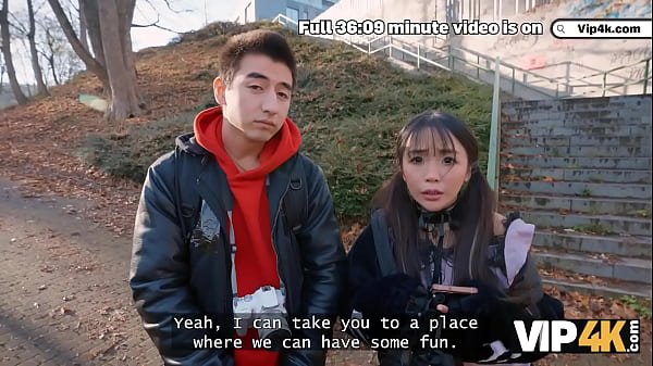 Download Video - VIP4K&period; Kawaii tourist Sakura sucks stranger's cock in front of her BF in public