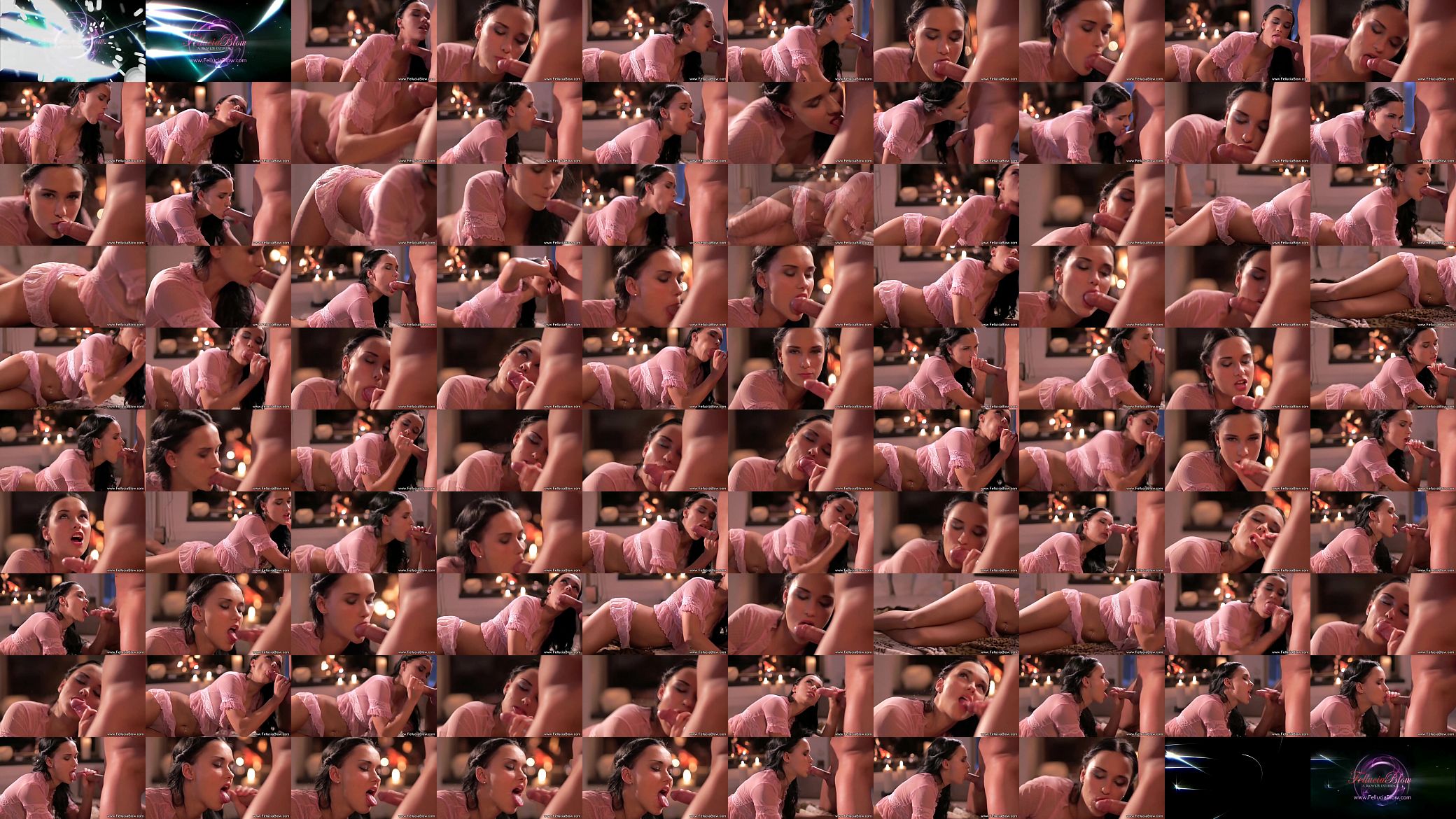 Pink Blowjob Babe Fireside 预览图