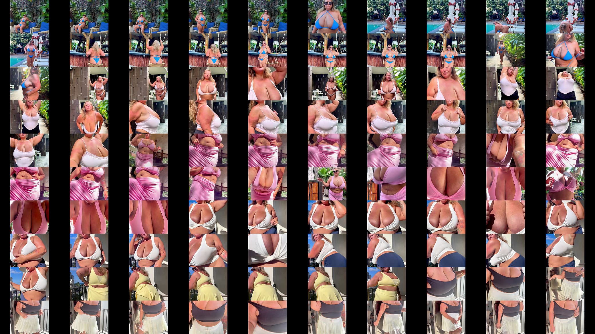 BBW MILF brings you on vacation SFW teasers 预览图