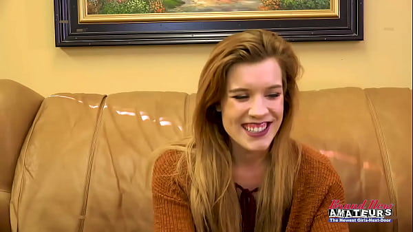 Charming Ginger Hottie Keaton Masturbates And Sucks A Candy Corn To Milk!