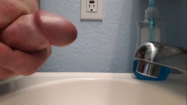 Anthony Arden orgasm at the sink 1