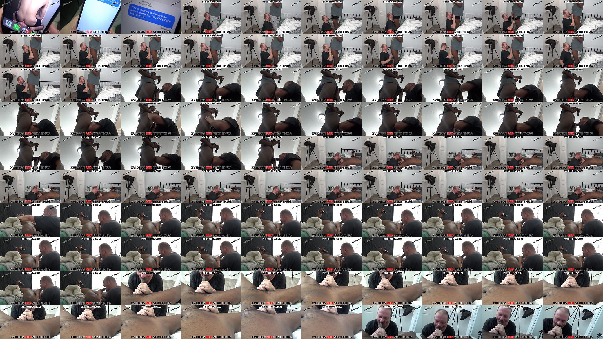 Damn TJ 7 foot tall black 9 inch Cock owes me some money so I have GayPigSlave suck dick 预览图