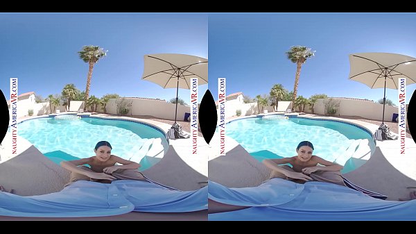 Naughty America - Glorious day to fuck Jewelz Blu by the pool in VR